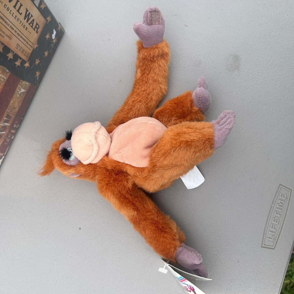 Disney Parks The Jungle Book King Louie 8 Inch Mini Bean Bag Plush Toy